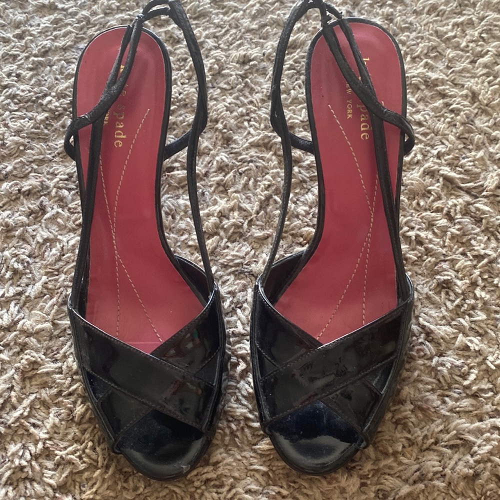 Kate spade - patent 3 inch heels